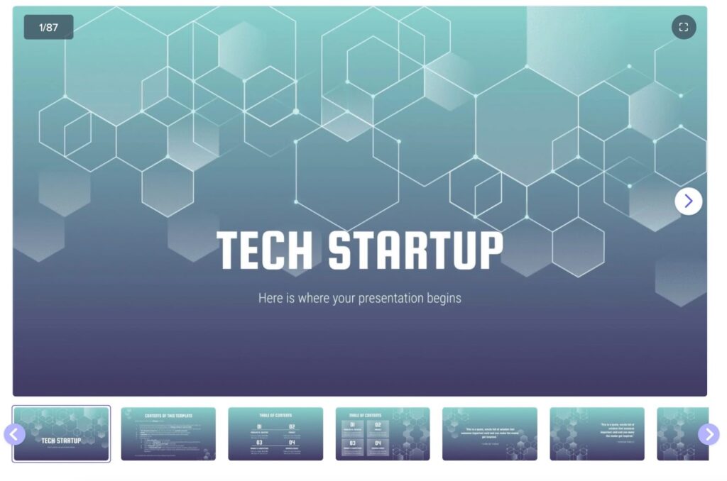 Tech Startup Template