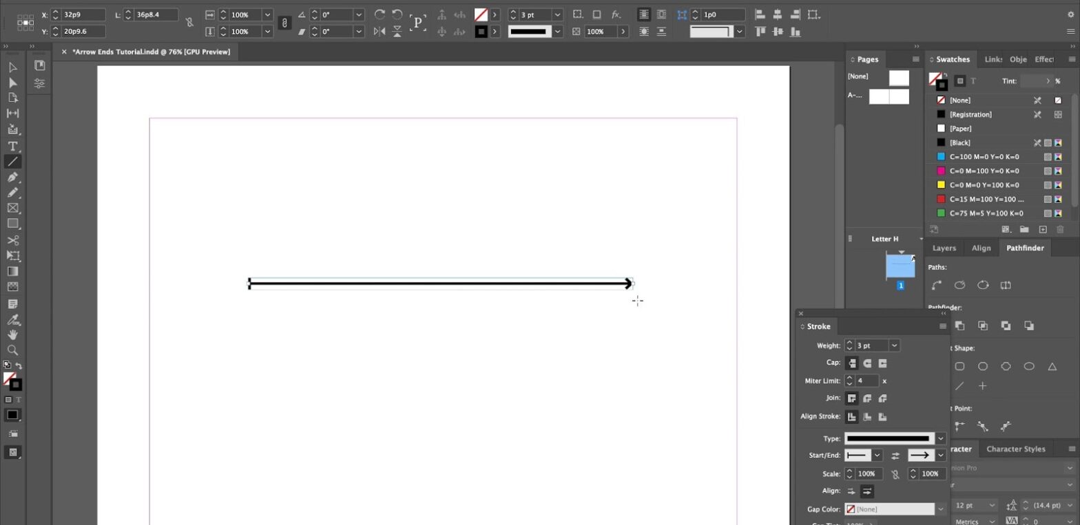 Arrows in indesign a step by step guide